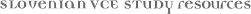 vce study resources